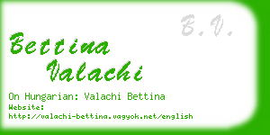 bettina valachi business card